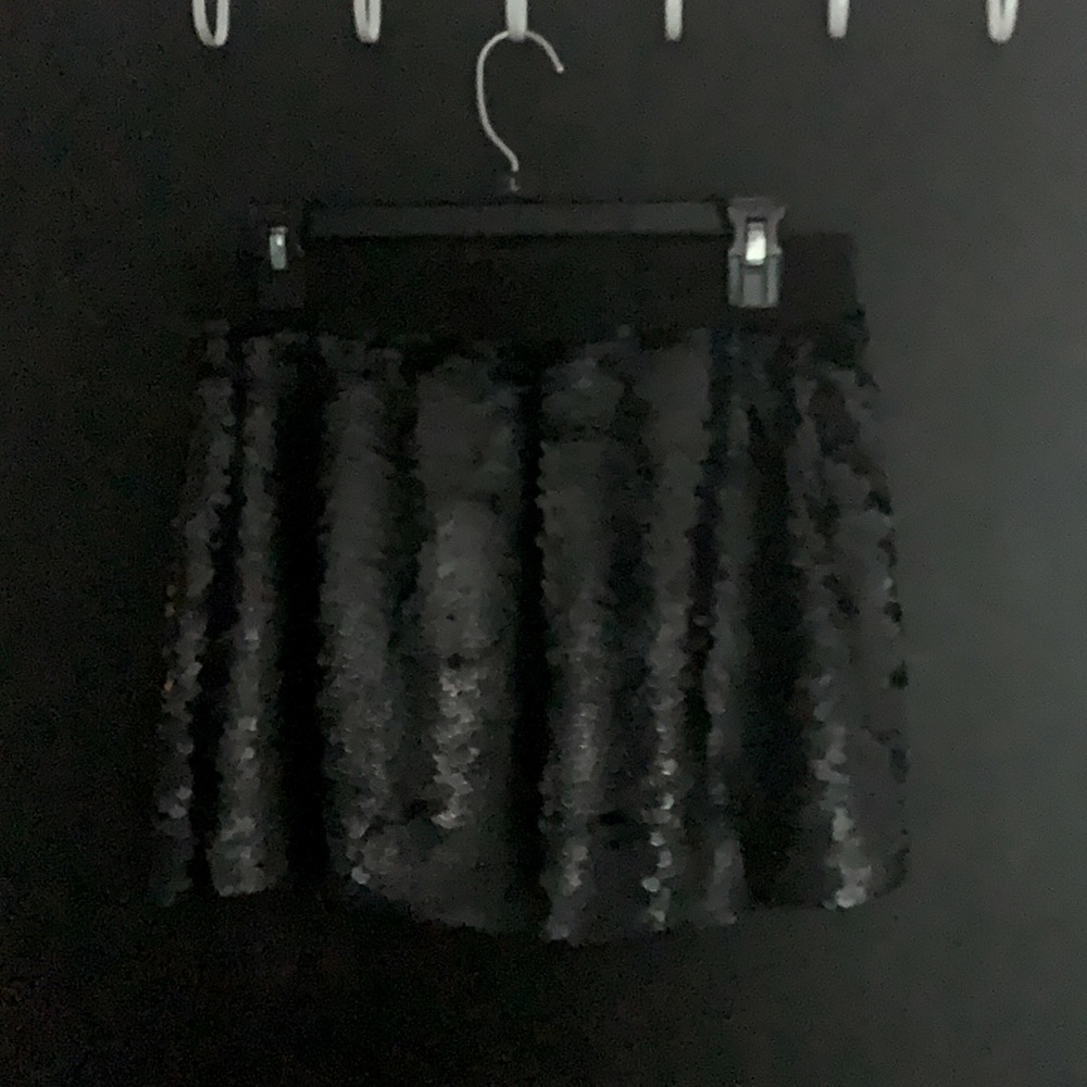 Sequin mini skirt